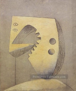 Visage 1926 cubist Pablo Picasso Peinture à l'huile